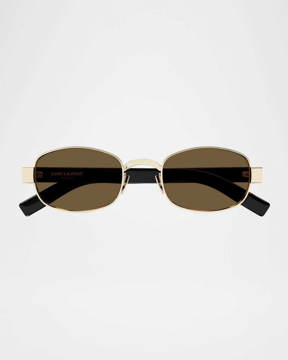 Unisex Round Metal Sunglasses